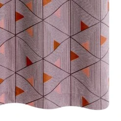 Rideau LIVING -Décoration D'intérieur 1031311 rideau living coloris terracotta 140 x 260cm