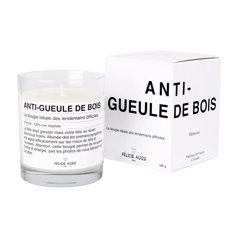 Félicie Aussi Bougie Parfumée ANTI-GUEULE DE BOIS 1 Félicie Aussi Bougie Parfumée ANTI-GUEULE DE BOIS