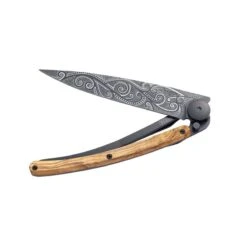 Deejo Couteau PACIFIQUE 5 Deejo Couteau PACIFIQUE -Décoration D'intérieur 1203574 couteau pacifique coloris black olivier