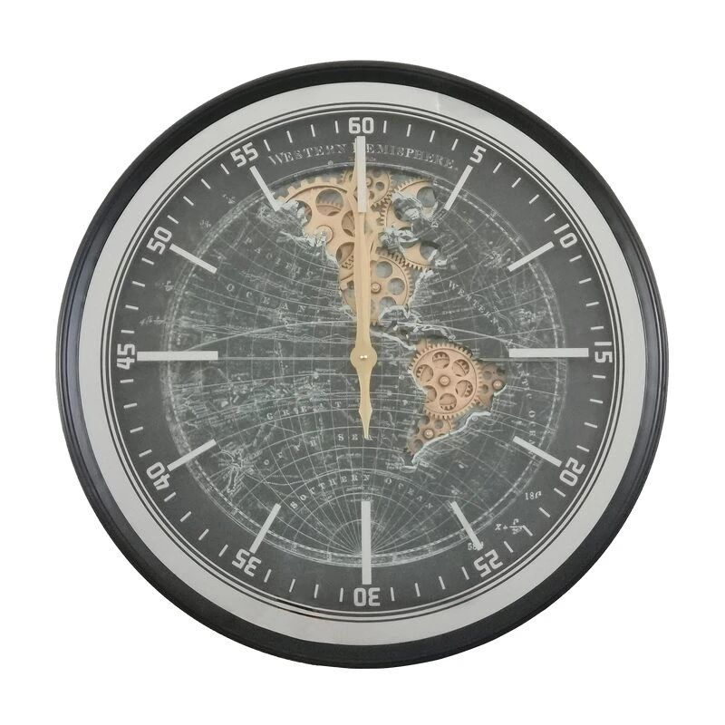 4MURS Horloge à Rouage MAPPY 1 4MURS Horloge à Rouage MAPPY