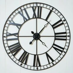 Horloge En Métal ISMAEL 6 Horloge En Métal ISMAEL -Décoration D'intérieur 1303960 horloge en metal ismael coloris noir