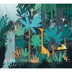 4MURS Papier Peint Panoramique XL FUN JUNGLE