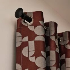 Rideau YURK -Décoration D'intérieur 1325233 rideau yurk coloris chocolat 140 x 260cm