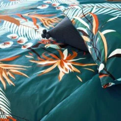 Parure De Lit En Toile De Coton CANAS -Décoration D'intérieur 1377785 parure de lit en toile de coton canas coloris multicolore 240 x 220cm