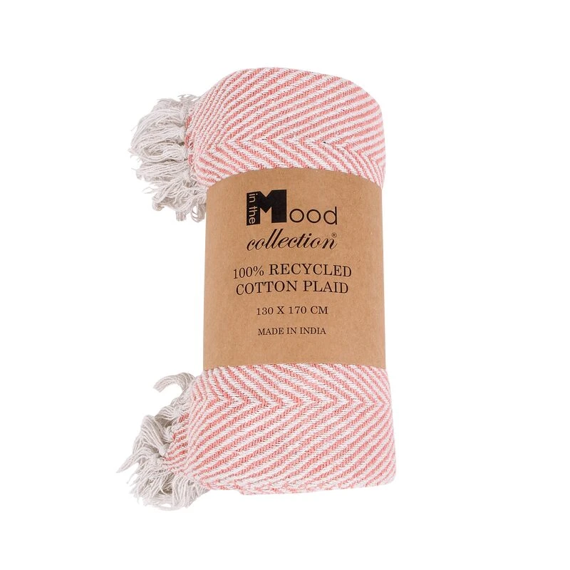 Plaid Coton Recyclé SAXA 1 Plaid Coton Recyclé SAXA