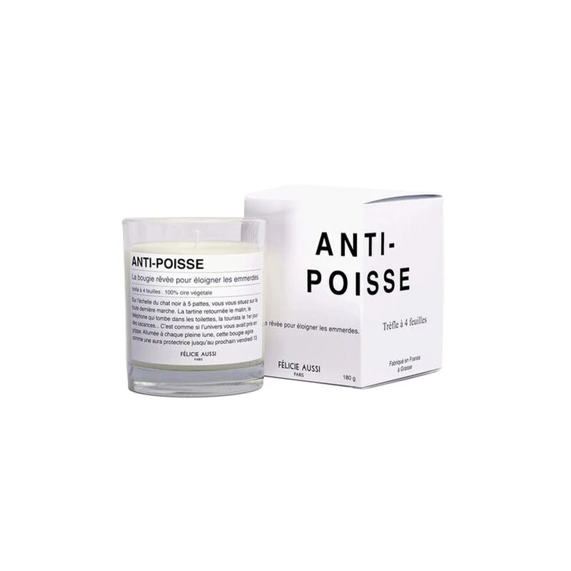 Félicie Aussi Bougie Parfumée ANTI-POISSE 1 Félicie Aussi Bougie Parfumée ANTI-POISSE