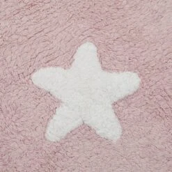 Lorena Canals Tapis STARS 7 Lorena Canals Tapis STARS -Décoration D'intérieur 155158 tapis stars coloris rose 120 x 160cm
