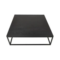 Table Basse CITY -Décoration D'intérieur 1579276 table basse city coloris chene noir 110 x 110cm