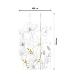 4MURS Papier Peint Panoramique L NELYA -Décoration D'intérieur 1623929 papier peint panoramique l nelya 159 x 270cm