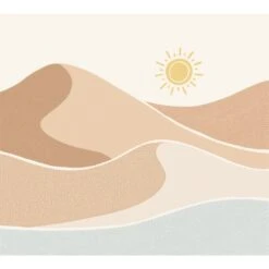 4MURS Papier Peint Panoramique XL CHEMIN DES DUNES