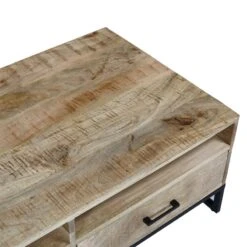 4MURS Table Basse KHAN -Décoration D'intérieur 1671467 table basse khan coloris manguier 60 x 110cm