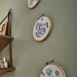 4MURS Déco Murale FOLK 7 4MURS Déco Murale FOLK -Décoration D'intérieur 1708011 deco murale folk coloris bleu