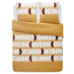 Parure De Lit En Toile De Coton AUBE -Décoration D'intérieur 1764759 parure de lit en toile de coton aube coloris safran 240 x 220cm