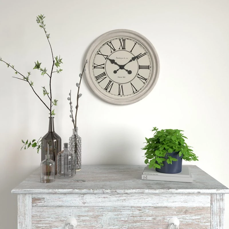Horloge En Bois CLOTHILDE 2 Horloge En Bois CLOTHILDE – Image 2