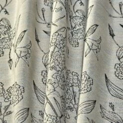 Tissu MIMOSA 6 Tissu MIMOSA -Décoration D'intérieur 453075 tissu mimosa coloris grege