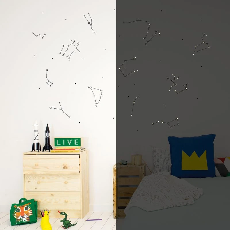 Sticker Phosphorescent KIDS CONSTELLATIONS 1 Sticker Phosphorescent KIDS CONSTELLATIONS
