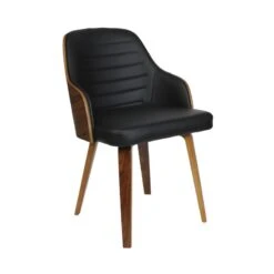 Chaise FRANK -Décoration D'intérieur 580283 chaise frank coloris noyer