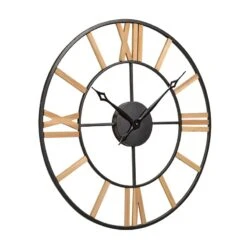 4MURS Horloge En Bois CHARLY 6 4MURS Horloge En Bois CHARLY -Décoration D'intérieur 614051 horloge en bois charly coloris pin