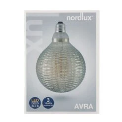 Ampoule LED E27 14W AVRA BAMBOO -Décoration D'intérieur 619286 ampoule led e27 14w avra bamboo coloris jaune 17 7 x 12 5cm