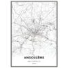 4MURS Image Encadrée MAP ANGOULEME