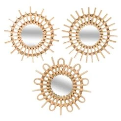 Miroir En Rotin MATAHARI