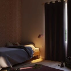 Rideau Occultant GLOOM -Décoration D'intérieur 75510 rideau occultant gloom coloris gris 135 x 240cm