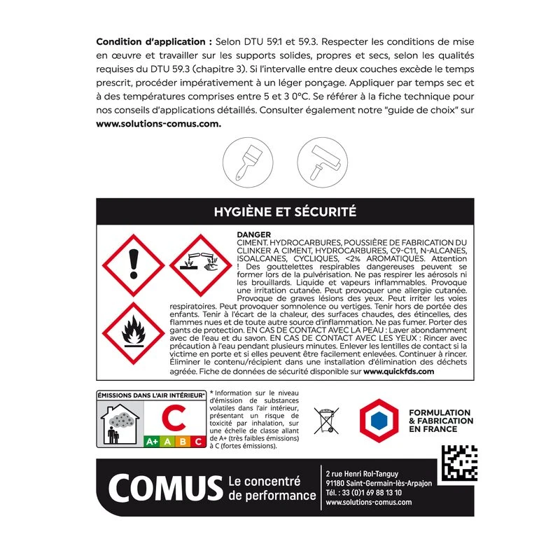 Comus Peinture ANTI HUMIDITE 2 Comus Peinture ANTI HUMIDITE – Image 2