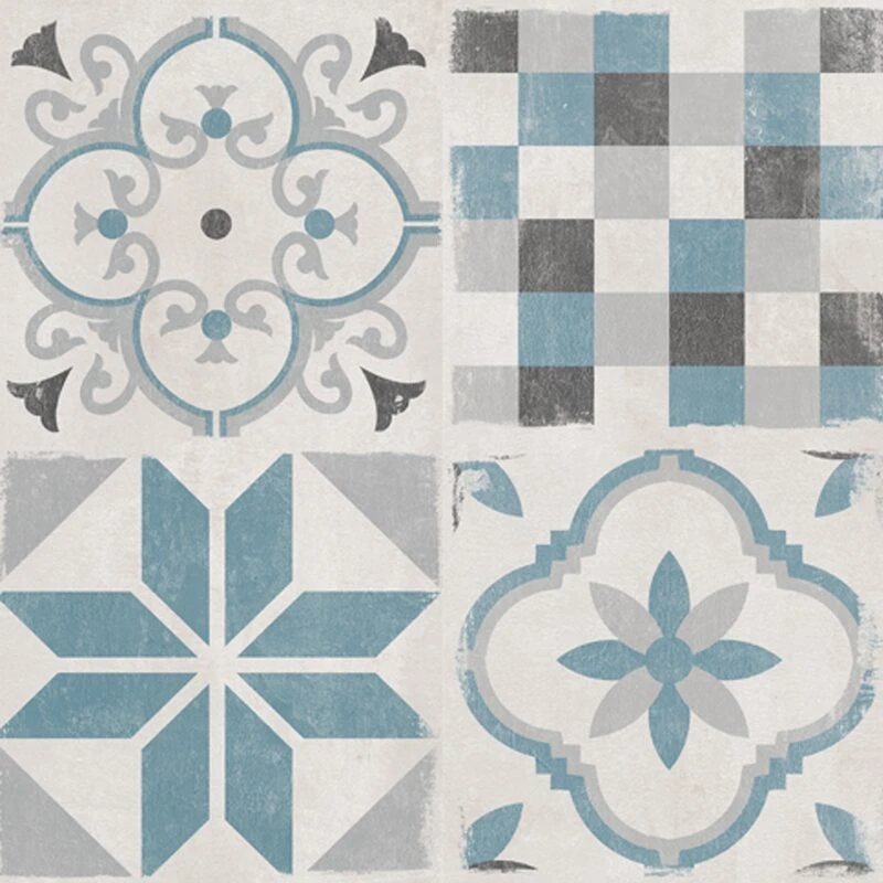 Grosfillex Revêtement Décoratif Adhésif ACCENT ANDALUZ BLUE 1 Grosfillex Revêtement Décoratif Adhésif ACCENT ANDALUZ BLUE