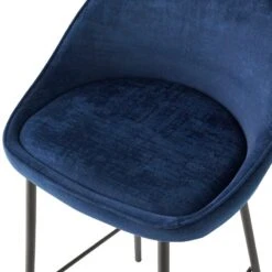 4MURS Tabouret De Bar CAITLYNE -Décoration D'intérieur 952179 tabouret de bar caitlyne coloris bleu